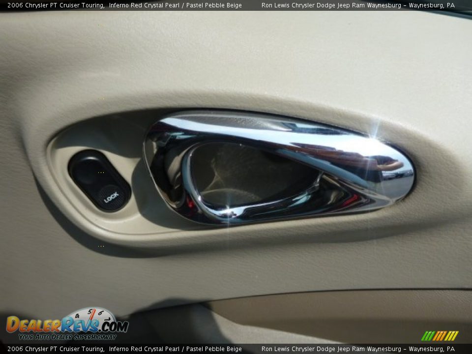 2006 Chrysler PT Cruiser Touring Inferno Red Crystal Pearl / Pastel Pebble Beige Photo #18