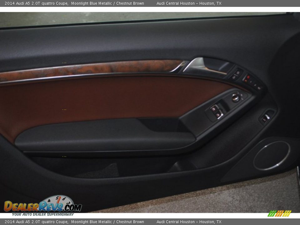 2014 Audi A5 2.0T quattro Coupe Moonlight Blue Metallic / Chestnut Brown Photo #8