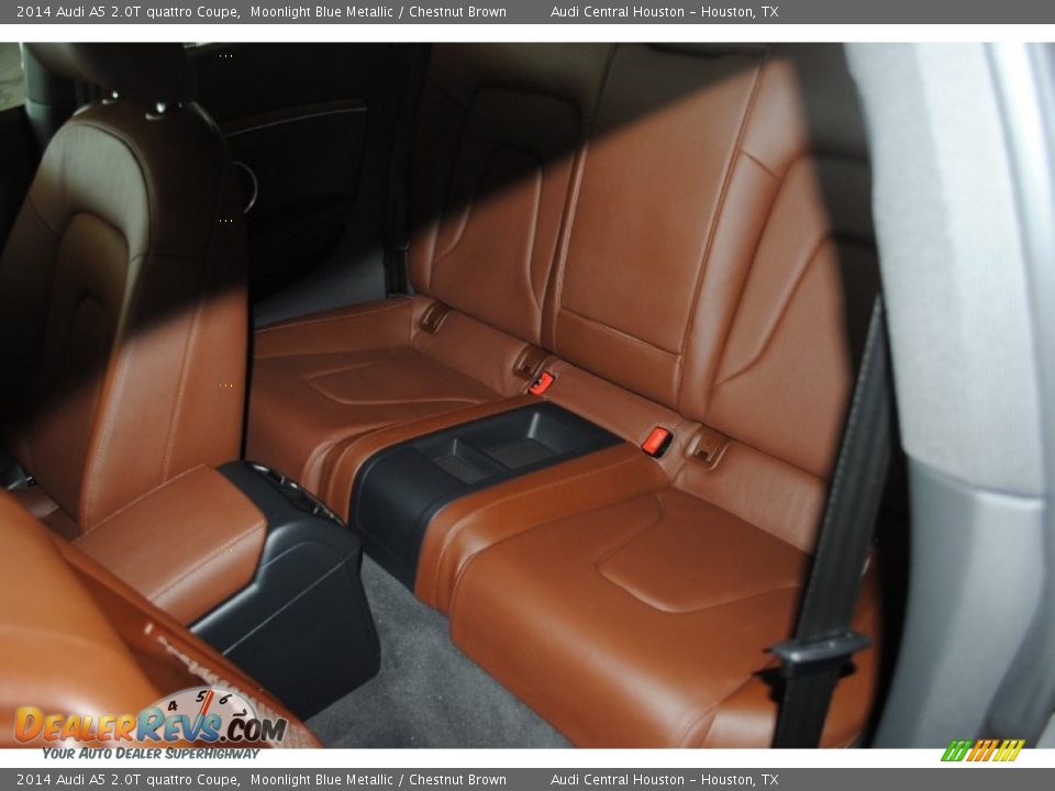 2014 Audi A5 2.0T quattro Coupe Moonlight Blue Metallic / Chestnut Brown Photo #10
