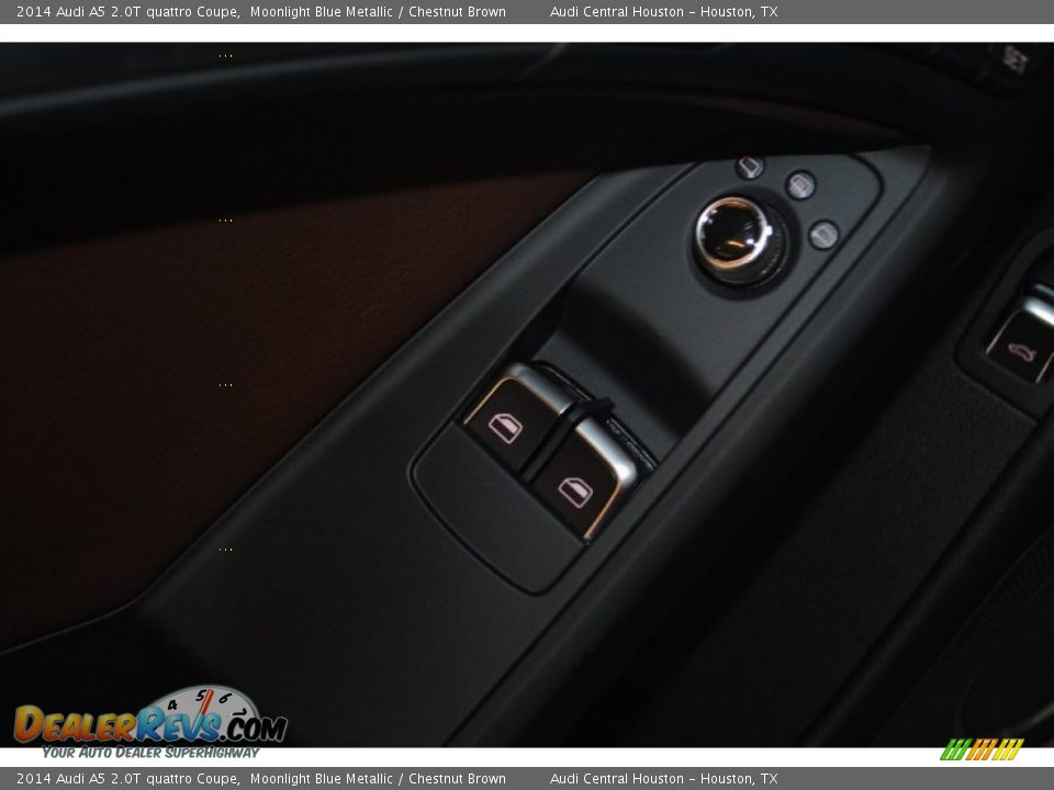 2014 Audi A5 2.0T quattro Coupe Moonlight Blue Metallic / Chestnut Brown Photo #15