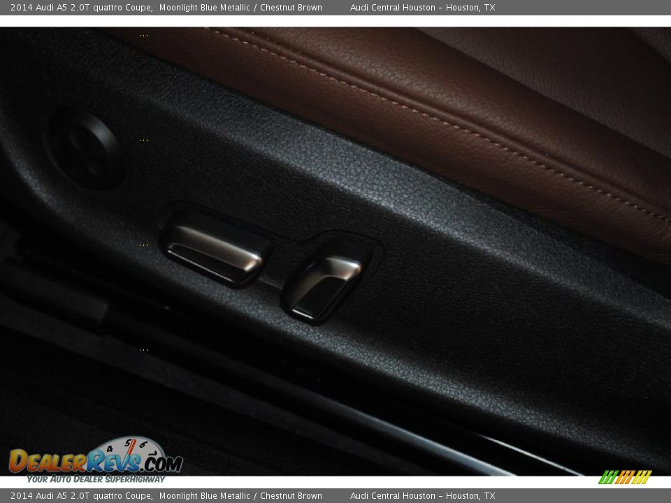 2014 Audi A5 2.0T quattro Coupe Moonlight Blue Metallic / Chestnut Brown Photo #16