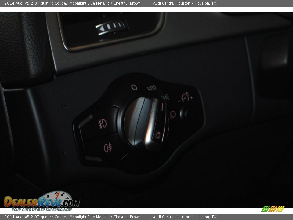 2014 Audi A5 2.0T quattro Coupe Moonlight Blue Metallic / Chestnut Brown Photo #17