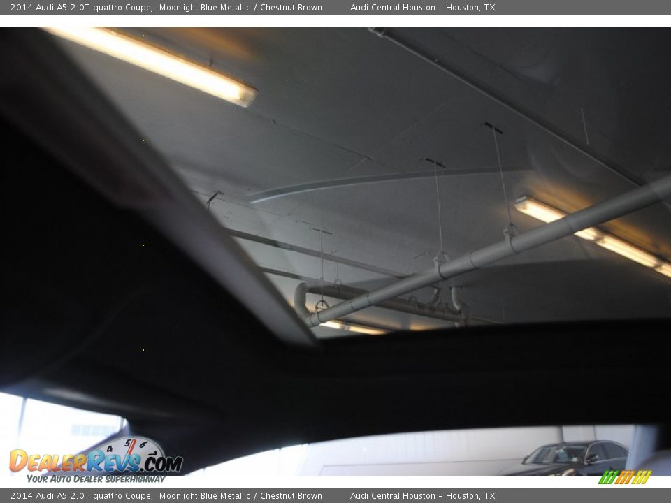 2014 Audi A5 2.0T quattro Coupe Moonlight Blue Metallic / Chestnut Brown Photo #23