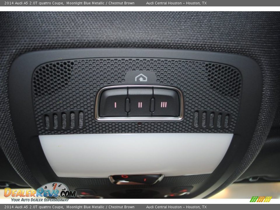 2014 Audi A5 2.0T quattro Coupe Moonlight Blue Metallic / Chestnut Brown Photo #24