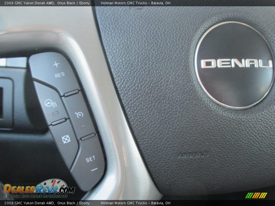 2009 GMC Yukon Denali AWD Onyx Black / Ebony Photo #15