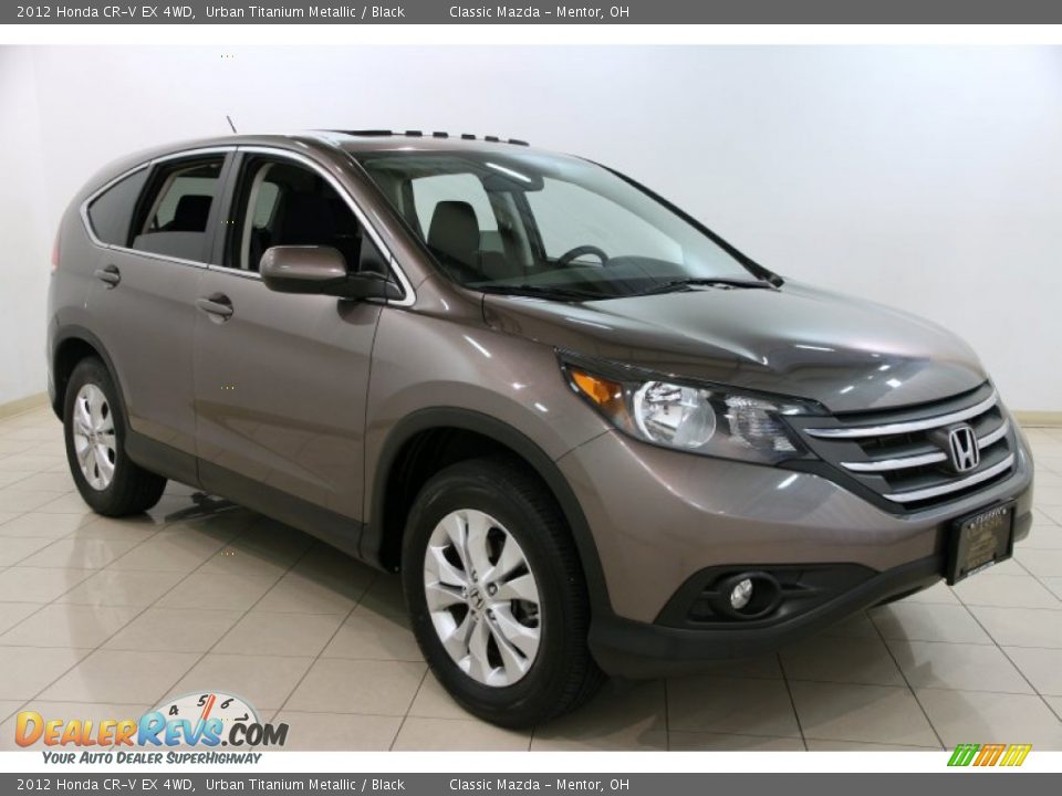 2012 Honda CR-V EX 4WD Urban Titanium Metallic / Black Photo #1