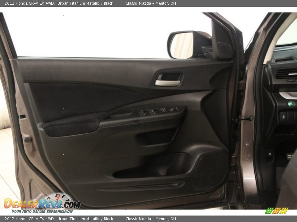 2012 Honda CR-V EX 4WD Urban Titanium Metallic / Black Photo #4