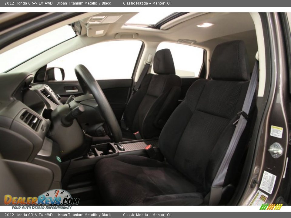 2012 Honda CR-V EX 4WD Urban Titanium Metallic / Black Photo #5