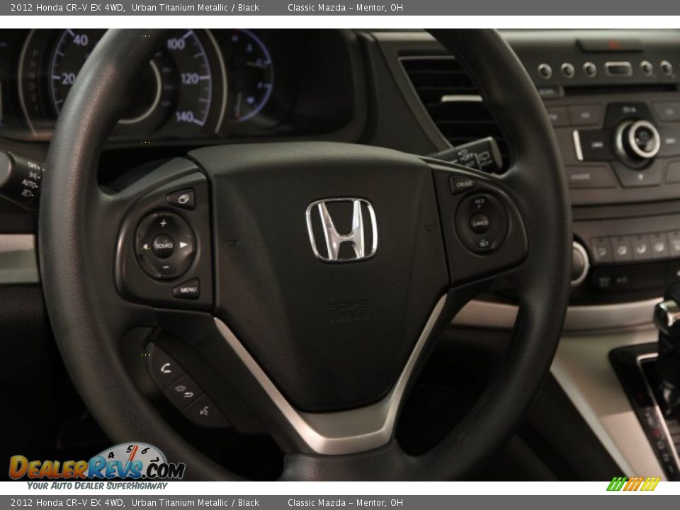 2012 Honda CR-V EX 4WD Urban Titanium Metallic / Black Photo #6