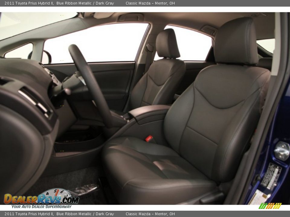 2011 Toyota Prius Hybrid II Blue Ribbon Metallic / Dark Gray Photo #5