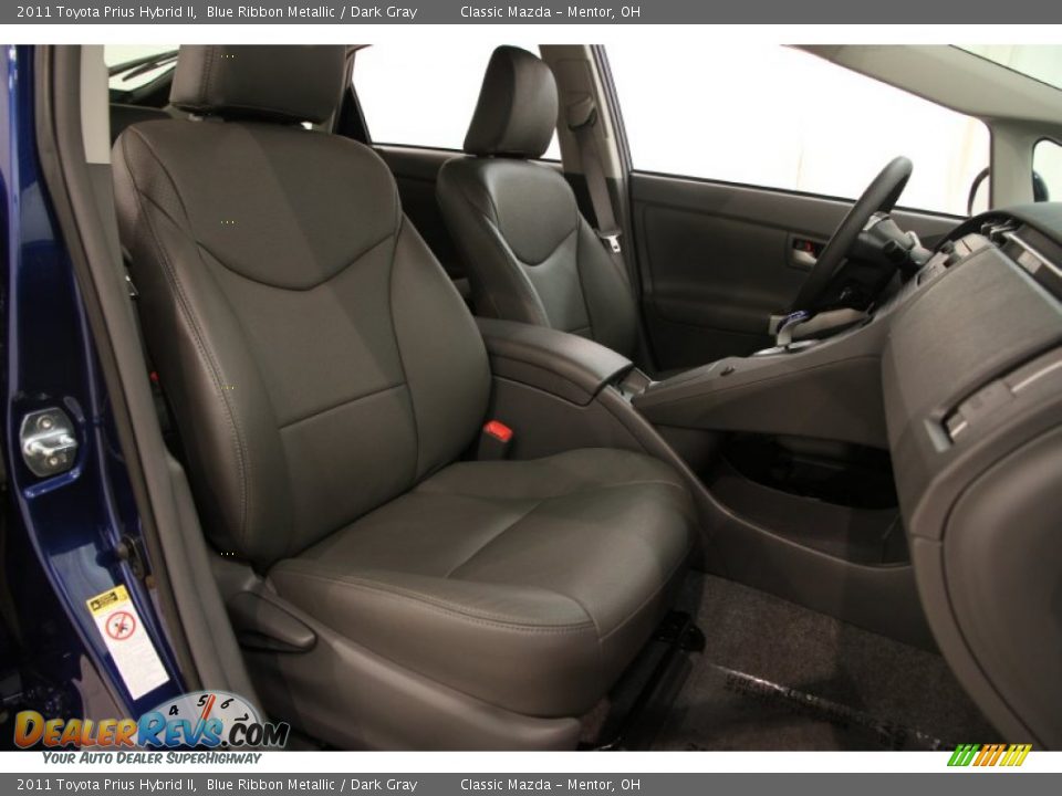 2011 Toyota Prius Hybrid II Blue Ribbon Metallic / Dark Gray Photo #10
