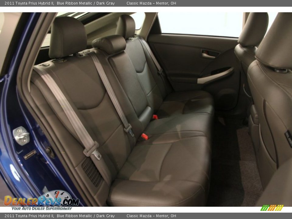 Rear Seat of 2011 Toyota Prius Hybrid II Photo #11