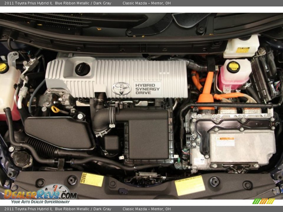 2011 Toyota Prius Hybrid II 1.8 Liter DOHC 16-Valve VVT-i 4 Cylinder Gasoline/Electric Hybrid Engine Photo #14