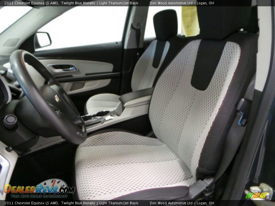 2011 Chevrolet Equinox LS AWD Twilight Blue Metallic / Light Titanium/Jet Black Photo #9