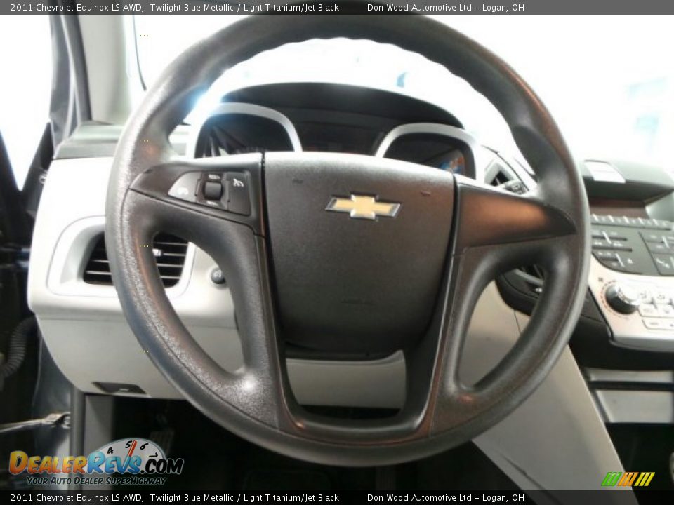 2011 Chevrolet Equinox LS AWD Twilight Blue Metallic / Light Titanium/Jet Black Photo #20