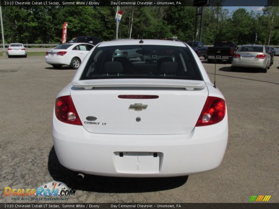 2010 Chevrolet Cobalt LT Sedan Summit White / Ebony Photo #5