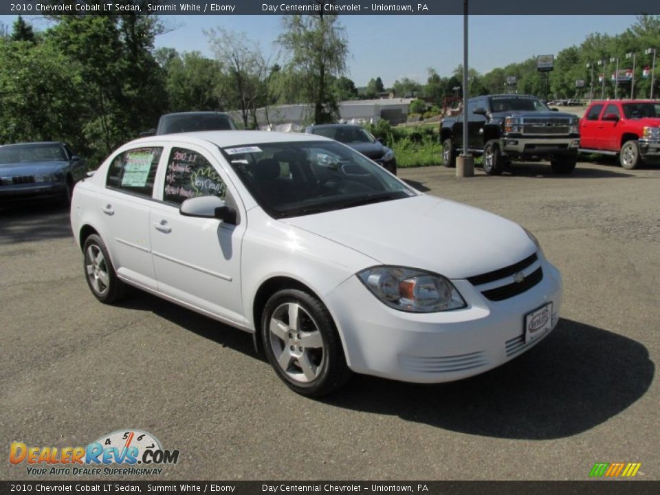 2010 Chevrolet Cobalt LT Sedan Summit White / Ebony Photo #7