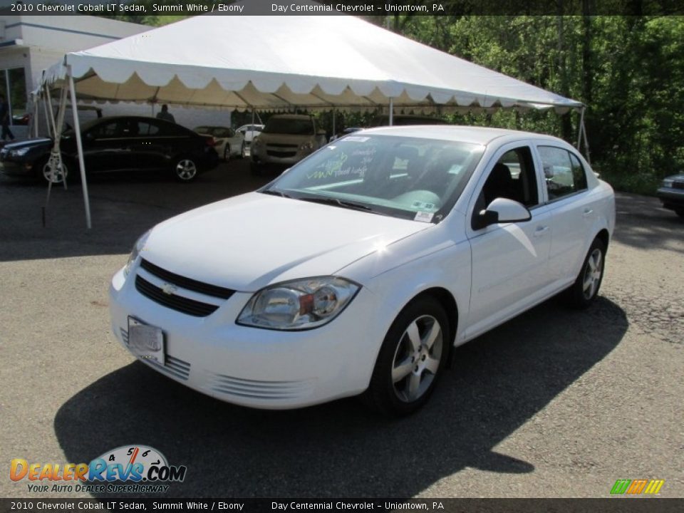 2010 Chevrolet Cobalt LT Sedan Summit White / Ebony Photo #9