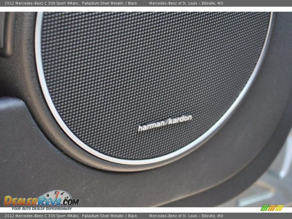 2012 Mercedes-Benz C 300 Sport 4Matic Palladium Silver Metallic / Black Photo #15
