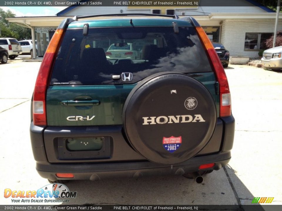 2002 Honda CR-V EX 4WD Clover Green Pearl / Saddle Photo #6