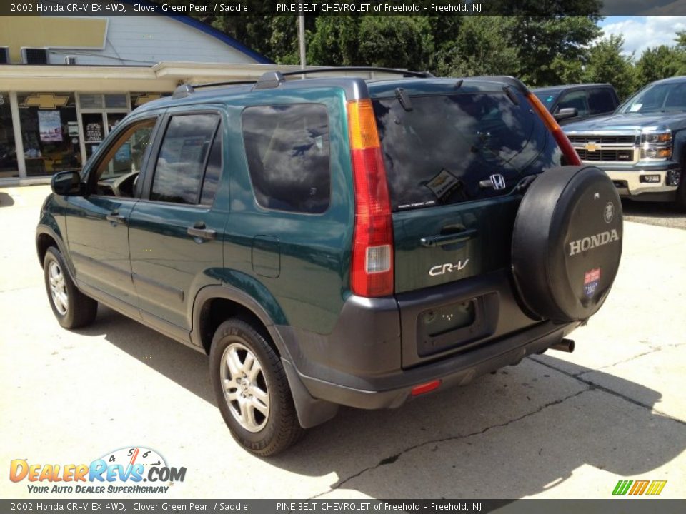 2002 Honda CR-V EX 4WD Clover Green Pearl / Saddle Photo #7