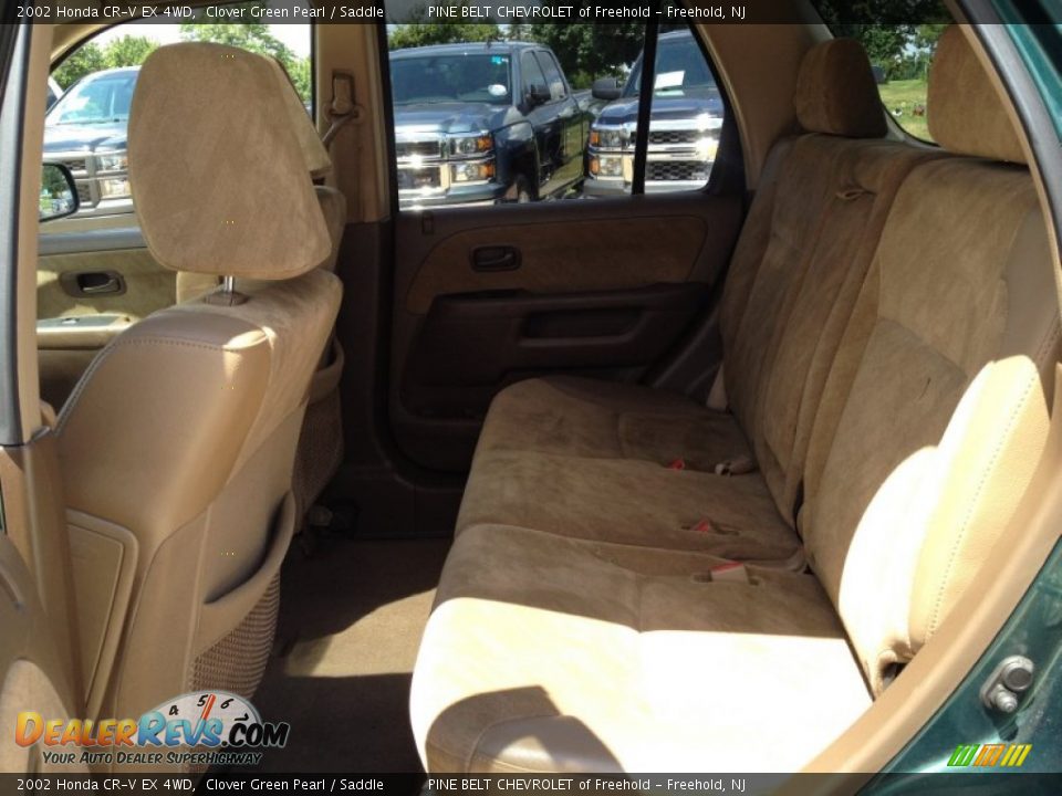 2002 Honda CR-V EX 4WD Clover Green Pearl / Saddle Photo #10