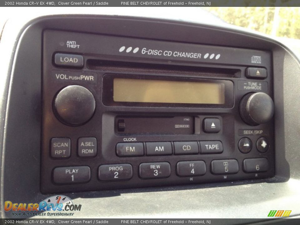 2002 Honda CR-V EX 4WD Clover Green Pearl / Saddle Photo #16