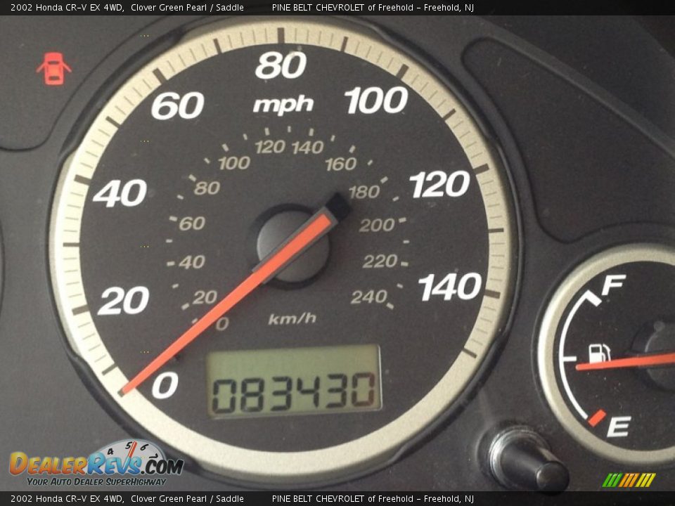 2002 Honda CR-V EX 4WD Clover Green Pearl / Saddle Photo #17