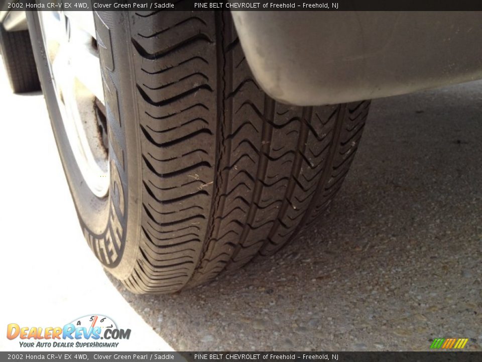 2002 Honda CR-V EX 4WD Clover Green Pearl / Saddle Photo #19