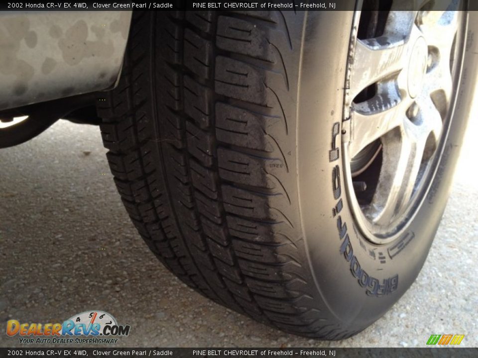 2002 Honda CR-V EX 4WD Clover Green Pearl / Saddle Photo #21