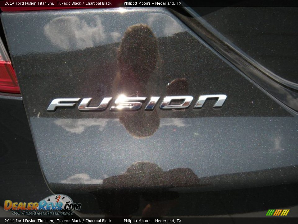 2014 Ford Fusion Titanium Tuxedo Black / Charcoal Black Photo #14