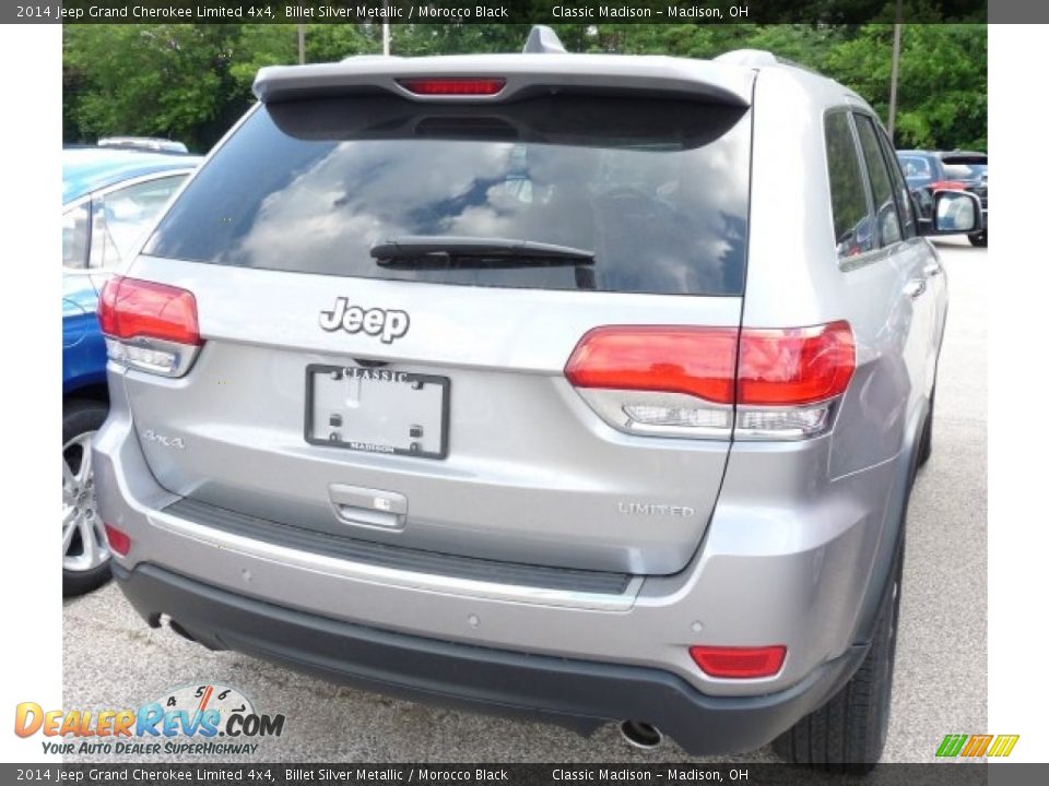2014 Jeep Grand Cherokee Limited 4x4 Billet Silver Metallic / Morocco Black Photo #2