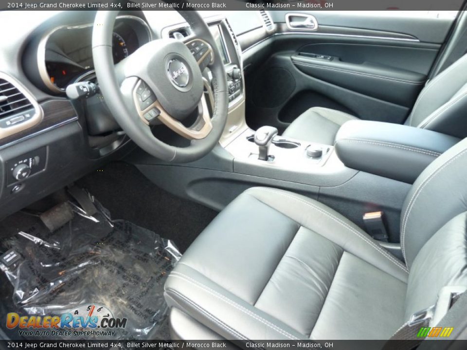 2014 Jeep Grand Cherokee Limited 4x4 Billet Silver Metallic / Morocco Black Photo #4
