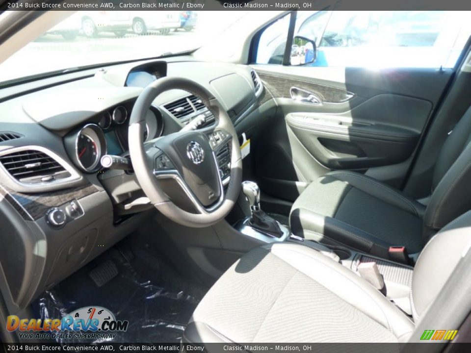 2014 Buick Encore Convenience AWD Carbon Black Metallic / Ebony Photo #4