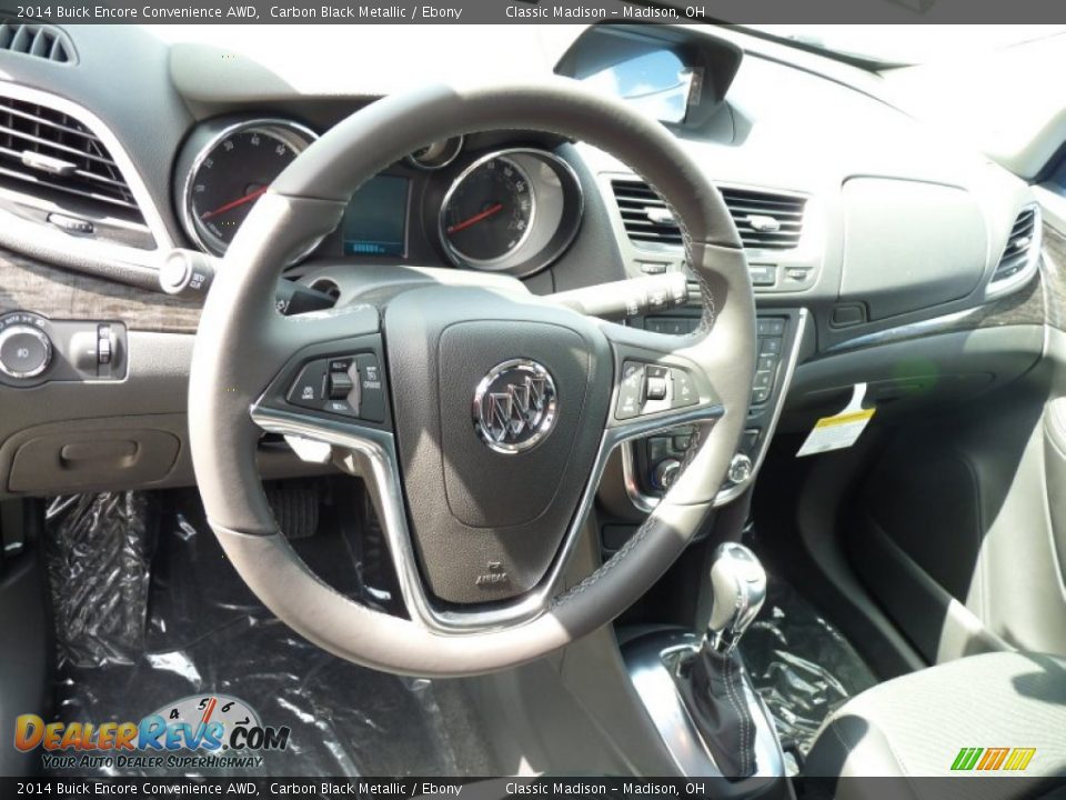 2014 Buick Encore Convenience AWD Carbon Black Metallic / Ebony Photo #5