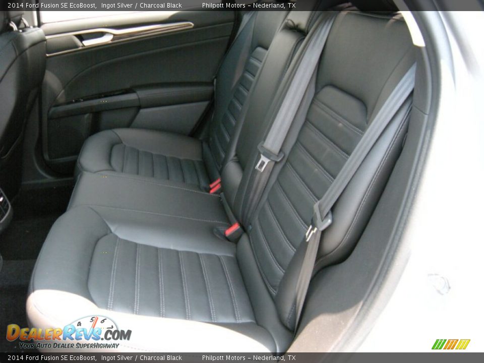 2014 Ford Fusion SE EcoBoost Ingot Silver / Charcoal Black Photo #20