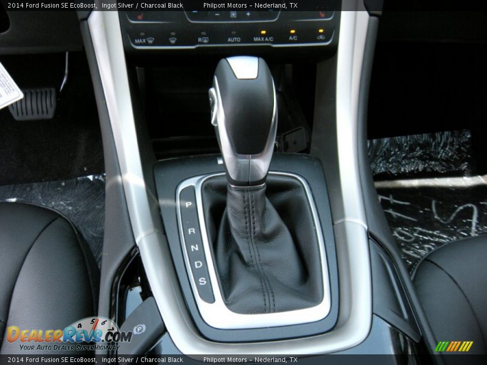 2014 Ford Fusion SE EcoBoost Ingot Silver / Charcoal Black Photo #30