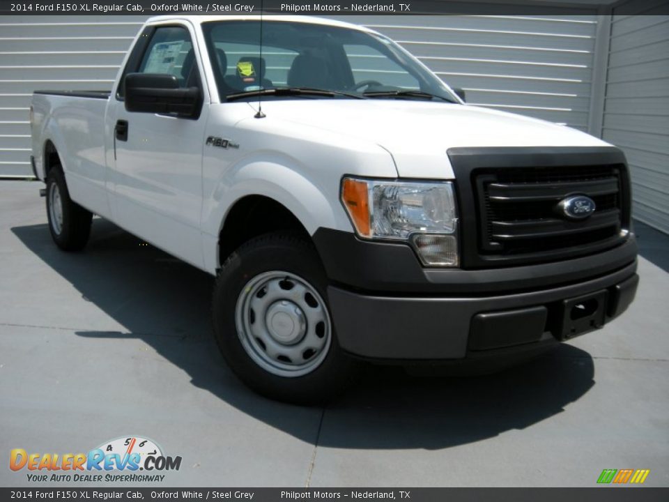 2014 Ford F150 XL Regular Cab Oxford White / Steel Grey Photo #1
