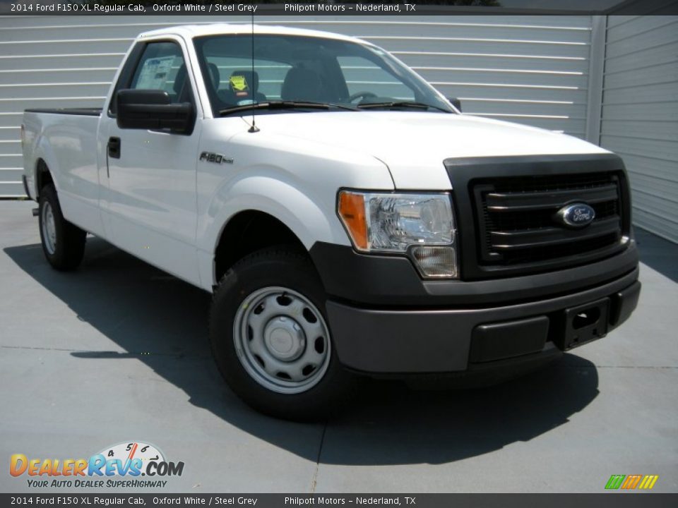 2014 Ford F150 XL Regular Cab Oxford White / Steel Grey Photo #2