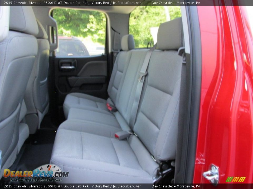 2015 Chevrolet Silverado 2500HD WT Double Cab 4x4 Victory Red / Jet Black/Dark Ash Photo #14