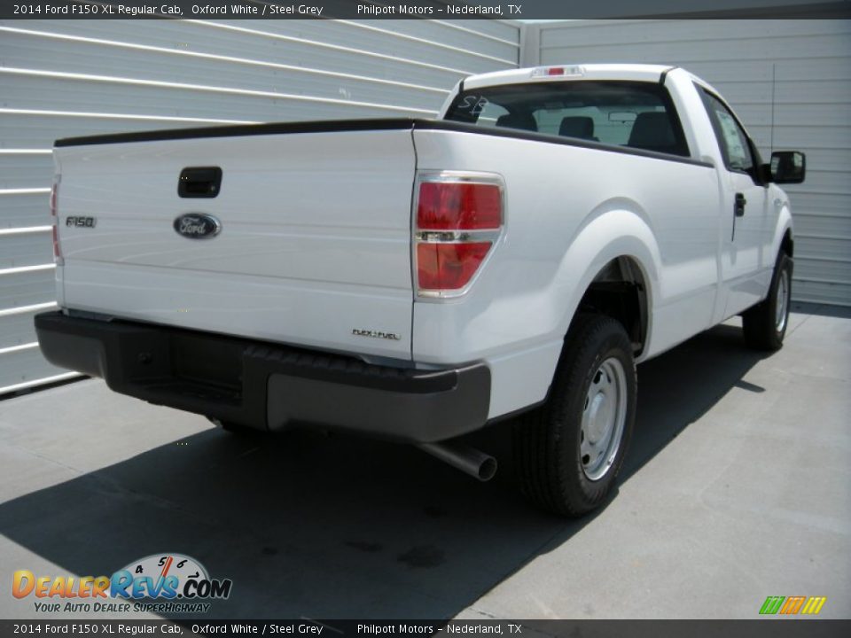 2014 Ford F150 XL Regular Cab Oxford White / Steel Grey Photo #4