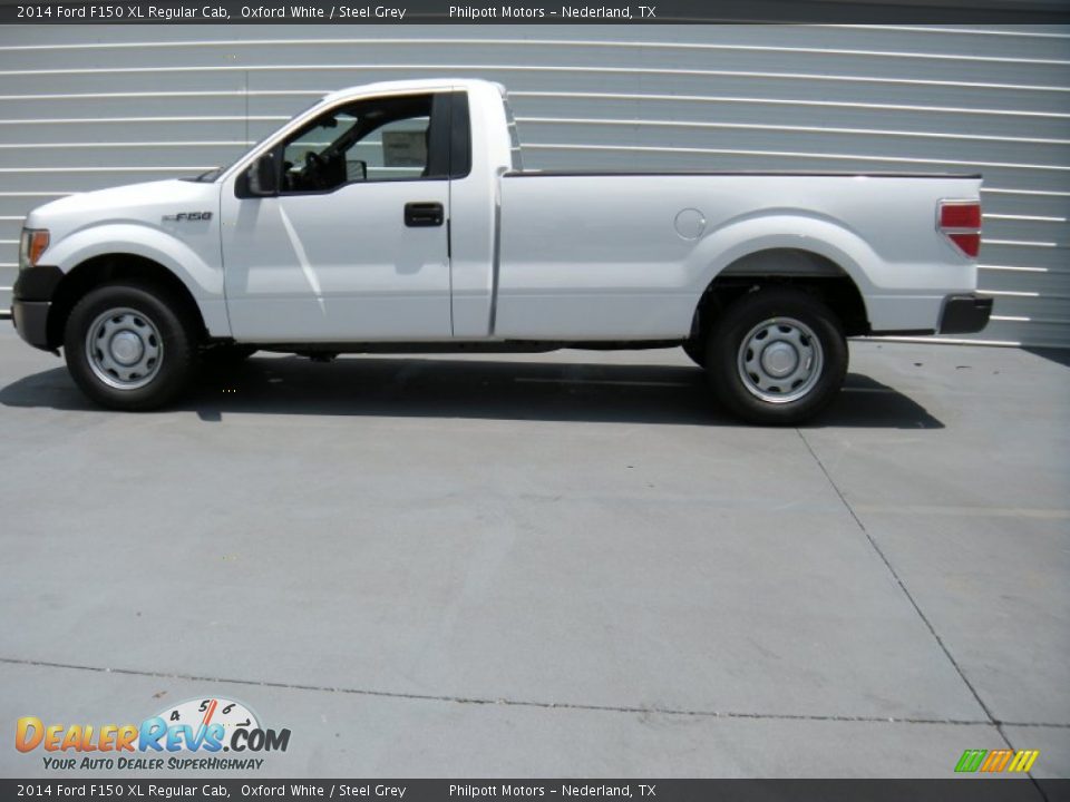 2014 Ford F150 XL Regular Cab Oxford White / Steel Grey Photo #6