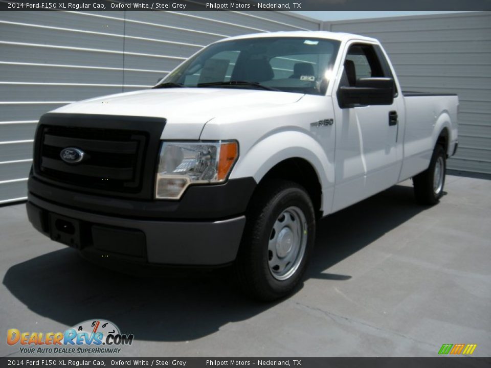 2014 Ford F150 XL Regular Cab Oxford White / Steel Grey Photo #7