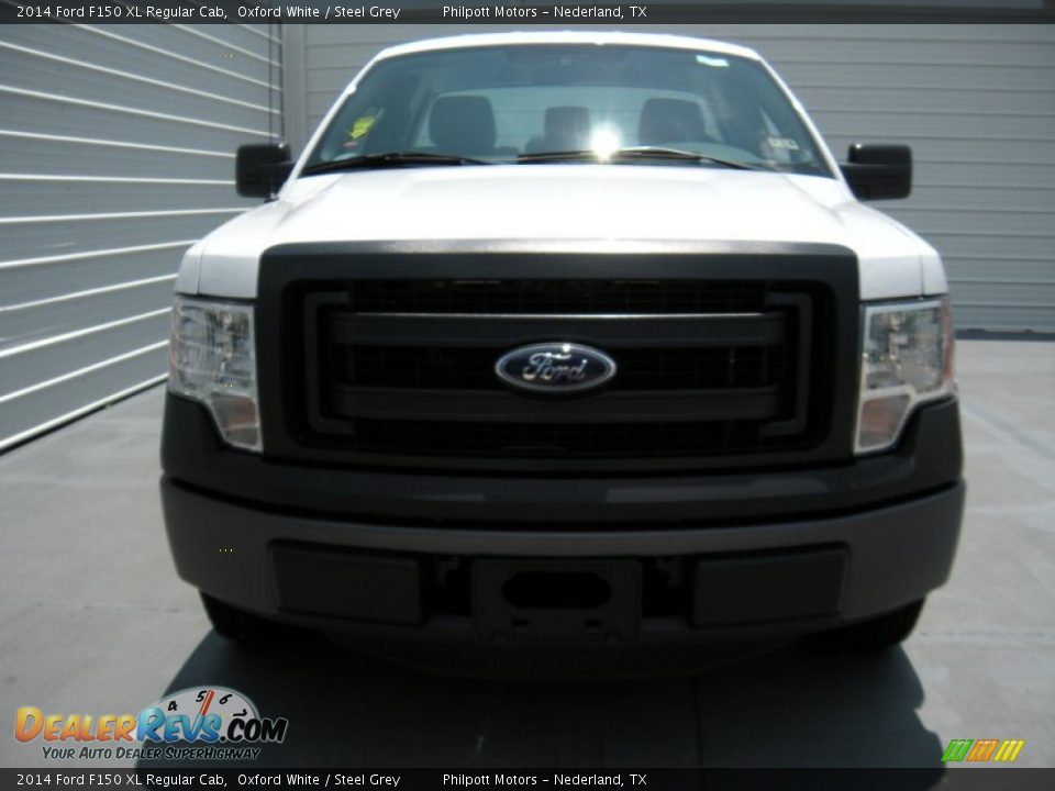 2014 Ford F150 XL Regular Cab Oxford White / Steel Grey Photo #8