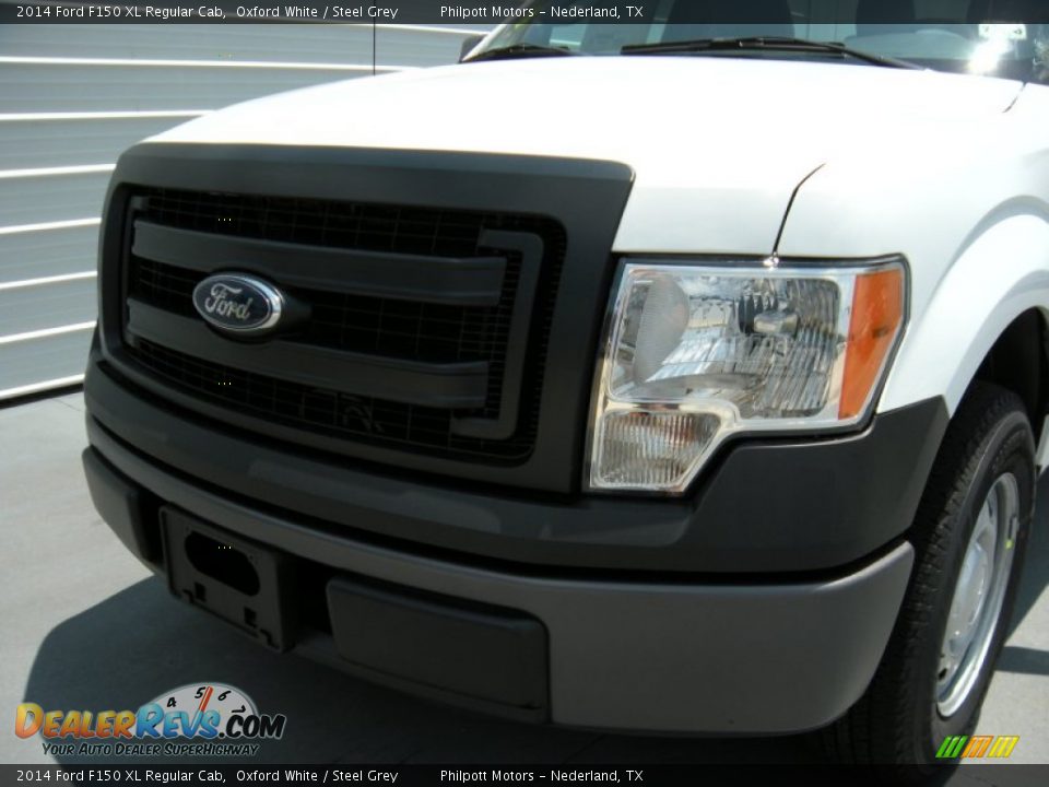 2014 Ford F150 XL Regular Cab Oxford White / Steel Grey Photo #10