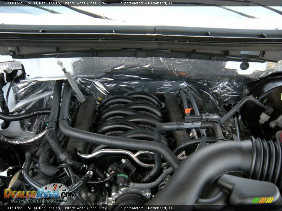 2014 Ford F150 XL Regular Cab Oxford White / Steel Grey Photo #16