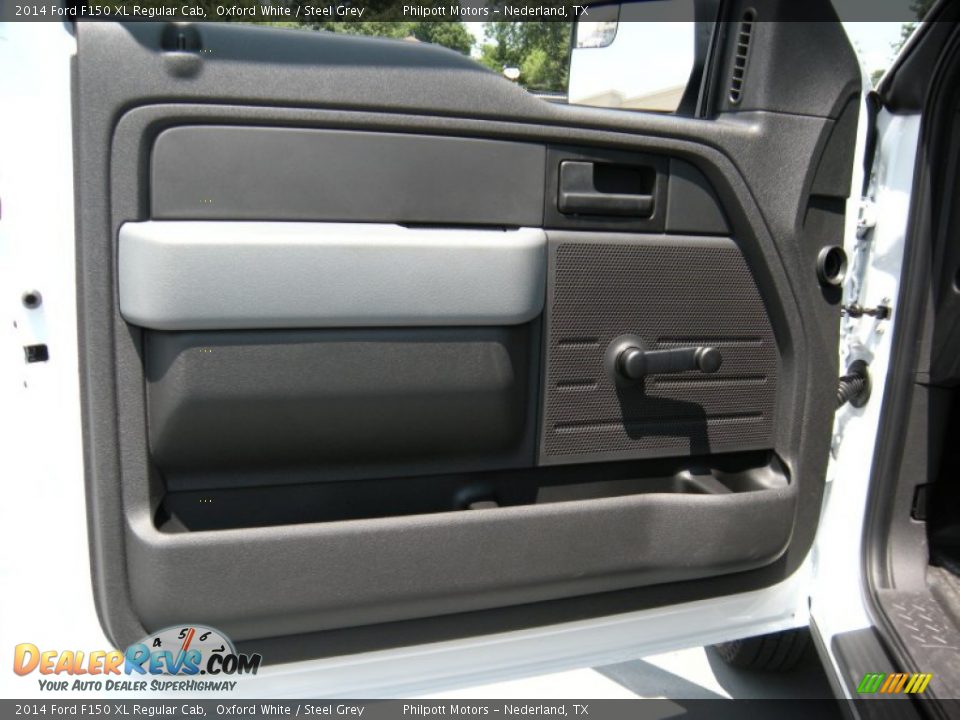 2014 Ford F150 XL Regular Cab Oxford White / Steel Grey Photo #19
