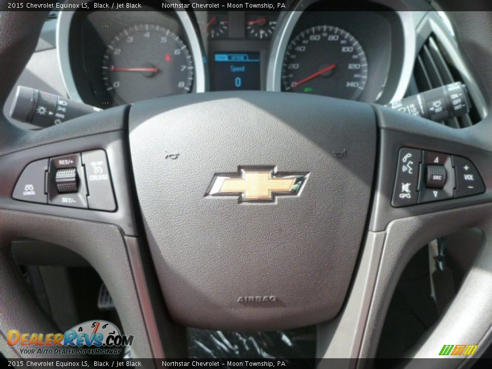 2015 Chevrolet Equinox LS Black / Jet Black Photo #16
