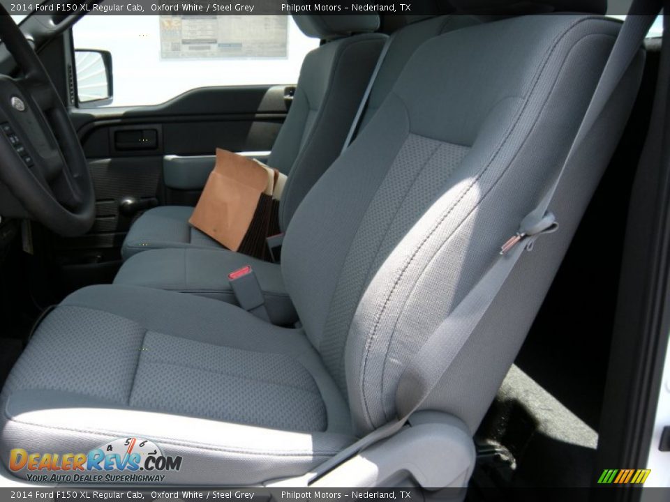 2014 Ford F150 XL Regular Cab Oxford White / Steel Grey Photo #21