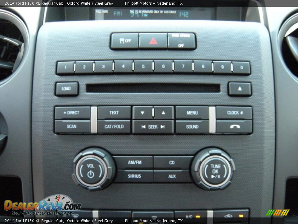 2014 Ford F150 XL Regular Cab Oxford White / Steel Grey Photo #24